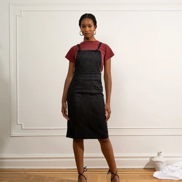 Loup Black Overall Dress - Picture 1 of 4